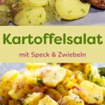 Kartoffelsalat gehört für viele Familien einfach zu Weihnachten dazu. Heiligabend mit Würstchen oder als Beilage zum Weihnachtsessen – dieses klassische Kartoffelsalat-Rezept ist schnell gemacht und gut vorzubereiten. Du findest hier Ideen für Kartoffelsalat zu Weihnachten, traditionell, einfach und ohne viel Aufwand. Ob klassischer Kartoffelsalat, Kartoffelsalat ohne Mayo oder eine leichtere Variante – dieser Salat passt ideal zu Würstchen, Fleisch oder vegetarischen Alternativen.