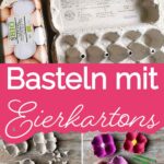 Eierkarton Upcycling - Deko, Organizer und Geschenke basteln! | Basteln mit Eierkarton | Eierpappe