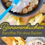 Dieser Banoffee Pie vereint alles, was ein guter Bananenkuchen braucht: Keksboden, frische Bananen und zartes Karamell. Als Kuchen ohne Backen ist er ein echter No Bake Favorit und besonders einfach umzusetzen. Perfekt für Gäste, Kaffeepausen oder spontane Anlässe. Der Kuchen ist unkompliziert, schnittfest und ein süßer Genuss, der immer gut ankommt.