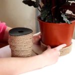 Blumentopf kreativ verschönern - Upcycling mit Schnur und Sisal