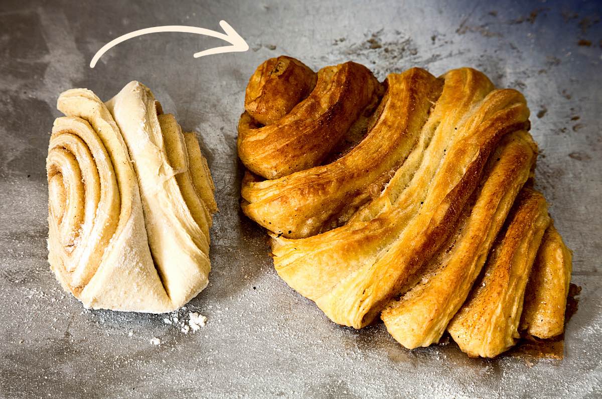 Franzbrötchen Rezept, für Zimtbrötchen wie in Hamburg