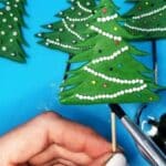 Weihnachtsbaum Cupcake Topper | Weihnachtliche Deko für Kuchen und Gebäck