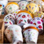 Blumentopf aus Terracotta schön machen | Basteln mit Tontöpfen
