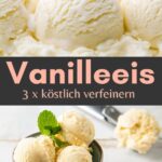 Vanilleeis eignet sich als Basis für viele leckere Eiskreationen. Drei überraschend köstliche Ideen mit Kaffee, Lakritz und Kürbiskernöl stelle ich dir im Artikel vor.