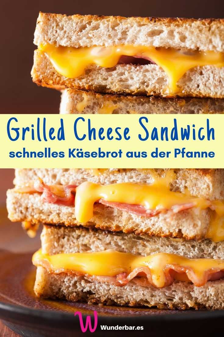 Grilled Cheese Sandwich | warmer Käsetoast aus der Pfanne