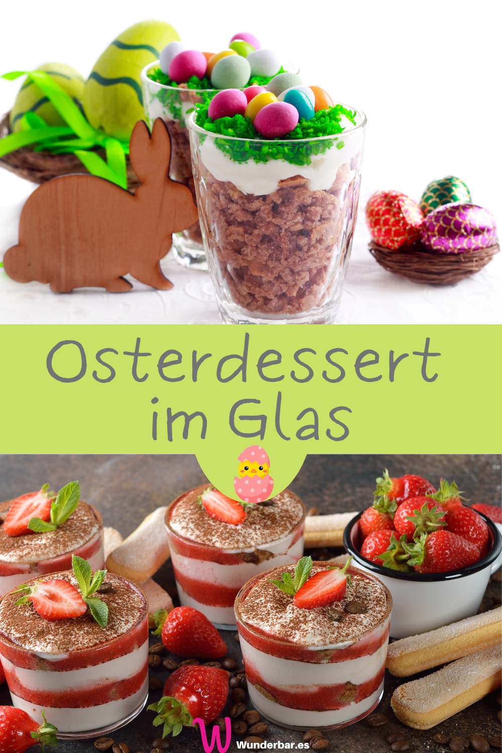 Osterdessert im Glas | 16 ldeen für Oster – Desserts - Wunderbar!