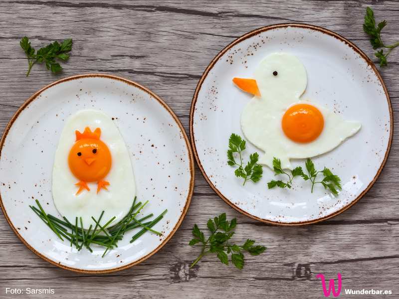 Appetitliche Frühstücks-Ideen für Kinder im Frühling und zu Ostern