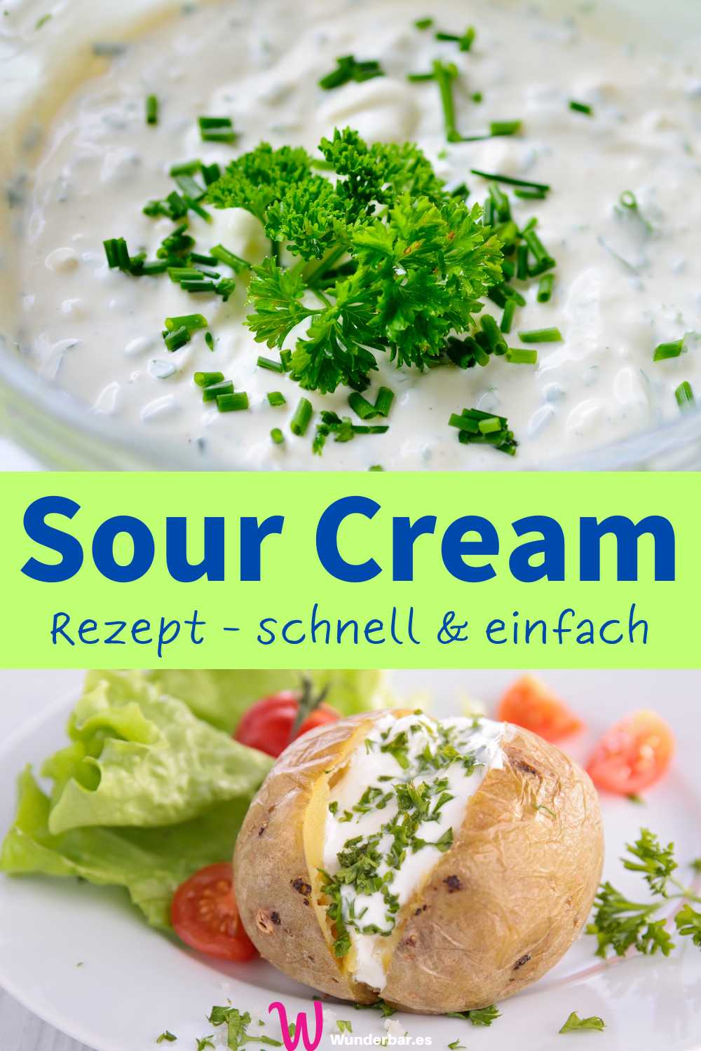 Sour Cream Rezept Einfacher Dip Schnelle Rezepte