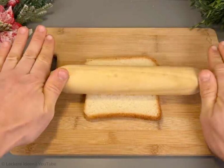 Fingerfood mit Lachs und Frischkäse | Gefüllte Toastbrot-Taschen