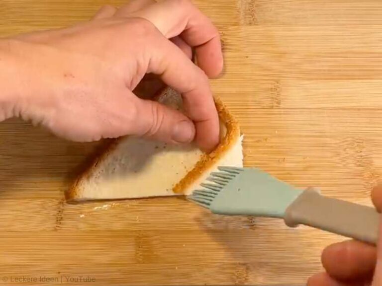 Fingerfood mit Lachs und Frischkäse | Gefüllte Toastbrot-Taschen