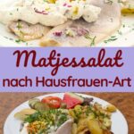 Diesen Matjessalat wie von Oma musst du probieren! 😍 Frischer Fisch, knackiger Apfel & cremige Schmand-Soße – ein echtes Geschmackserlebnis! Schnell gemacht, super lecker & ideal für jede Gelegenheit! 💡 Tipp: Probier es auch mit roten Zwiebeln für eine extra milde Note!