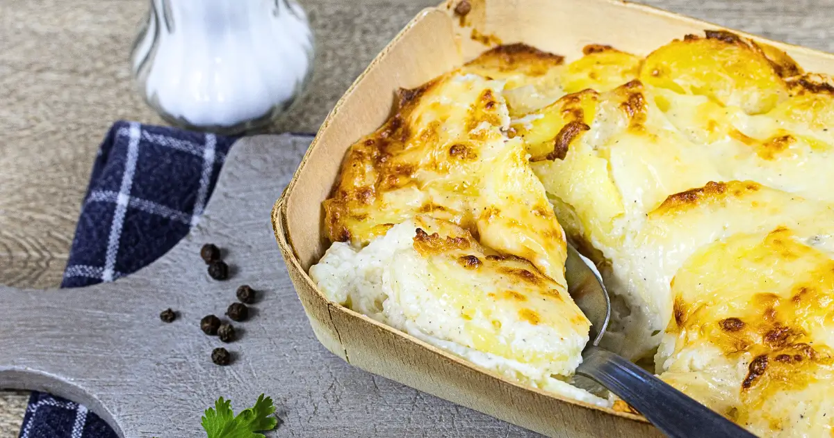 Köstliches Kartoffelgratin, schnell und einfach