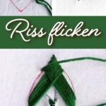 So wird aus einem Riss oder einem Loch in der Kleidung ein Schmuckstück!