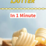 In einer Minute wird harte Butter aus dem Kühlschrank zart und streichfähig!