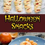Ideen für süße und herzhafte Halloween Snacks für Kinder und Erwachsene. Einfache Halloween Rezepte mit Fledermaus Muffins, gruseligen Desserts im Glas, Würstchen Mumien und lustigem Fingerfood für die Halloween Party. Kreative Snacks und Leckereien für ein Halloween Buffet, Kindergeburtstage und gemeinsame Vorbereitungen mit Kindern.