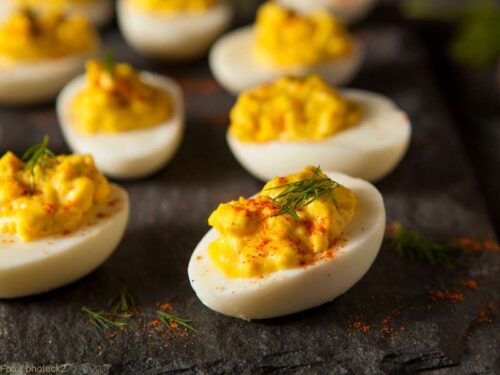 Gefüllte Eier | Rezept für schnelles Fingerfood zu Silvester