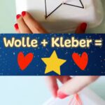 Sterne aus Schur und Kleber basteln