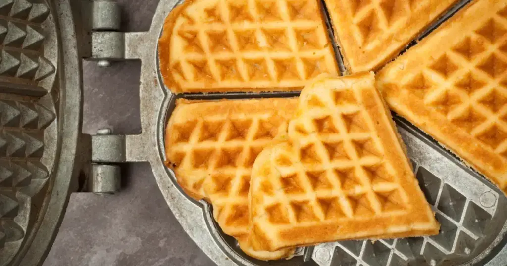 Leckere Waffeln ohne Ei und Kuh-Milch.