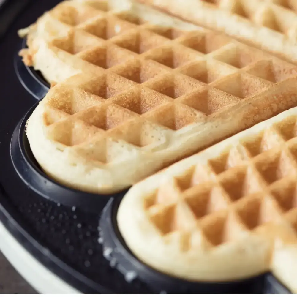 Grundrezept für vegane Waffeln. Schmecken wie damals bei Oma!