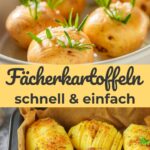Schwedische Hasselbackkartoffeln, wenig Aufwand und riesiger Geschmack.