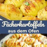 Schwedische Fächerkartoffeln aus dem Ofen. Lecker als Hauptgericht oder Beilage.