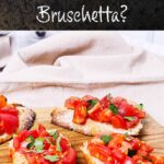 Bruschetta mit 5 Zutaten. Schnelles und einfaches Rezept für Vorspeise oder Hauptmahlzeit.