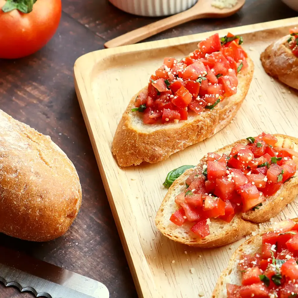 Tomaten-Bruschetta aus nur 5 Zutaten