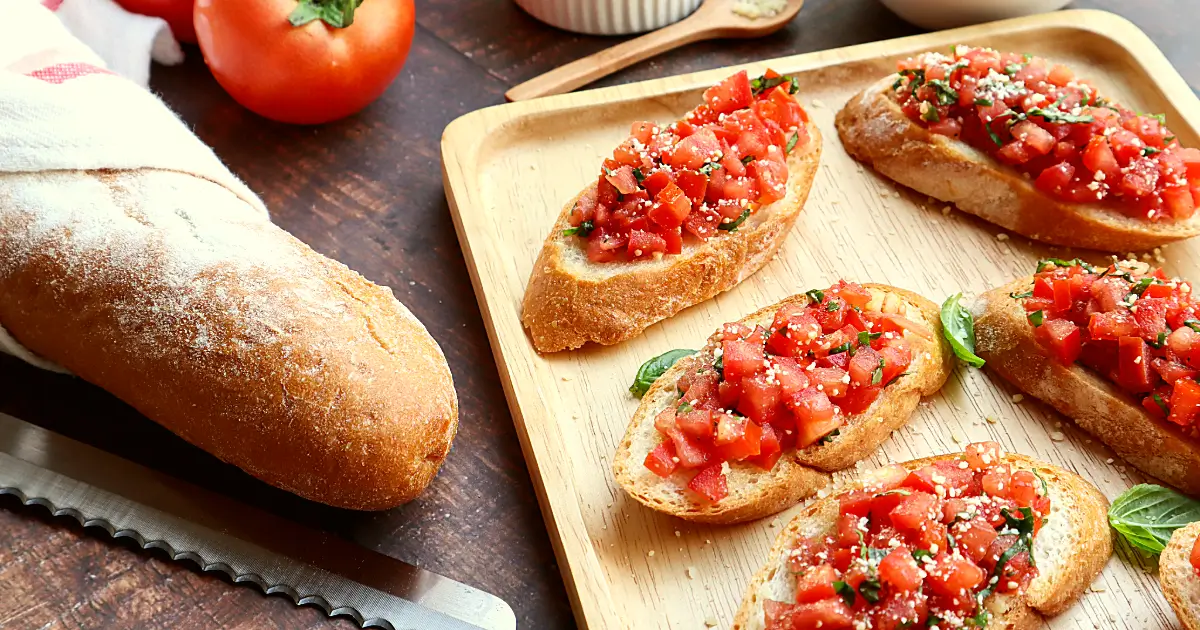 Tomaten-Bruschetta aus nur 5 Zutaten