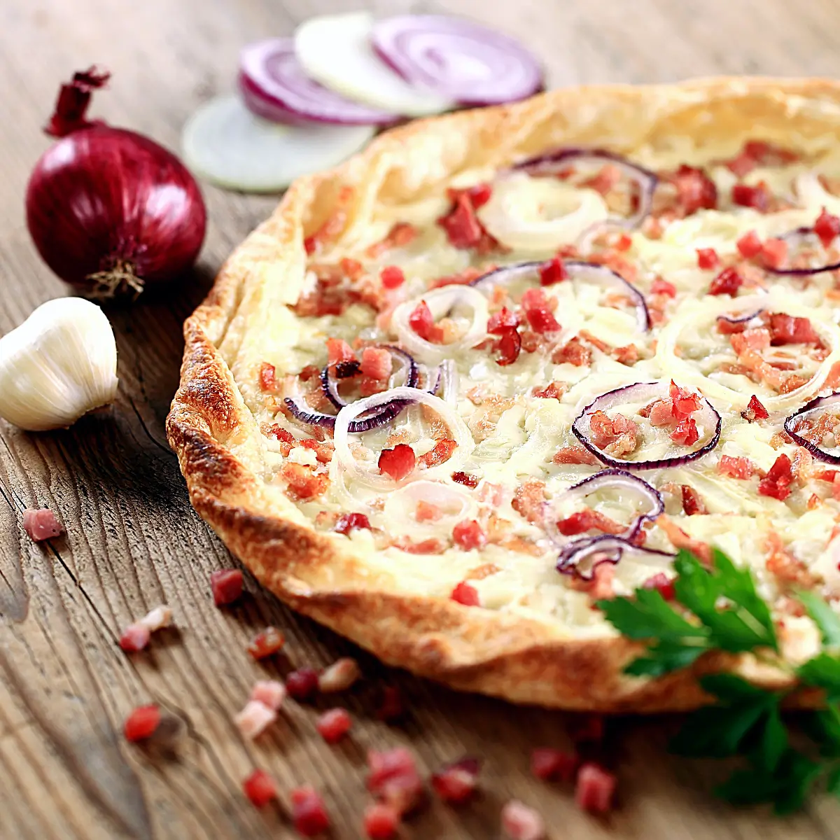 Flammkuchen zuhause zubereiten