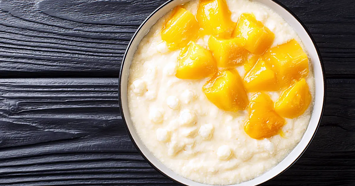 Kokosmilchreis mit Mango