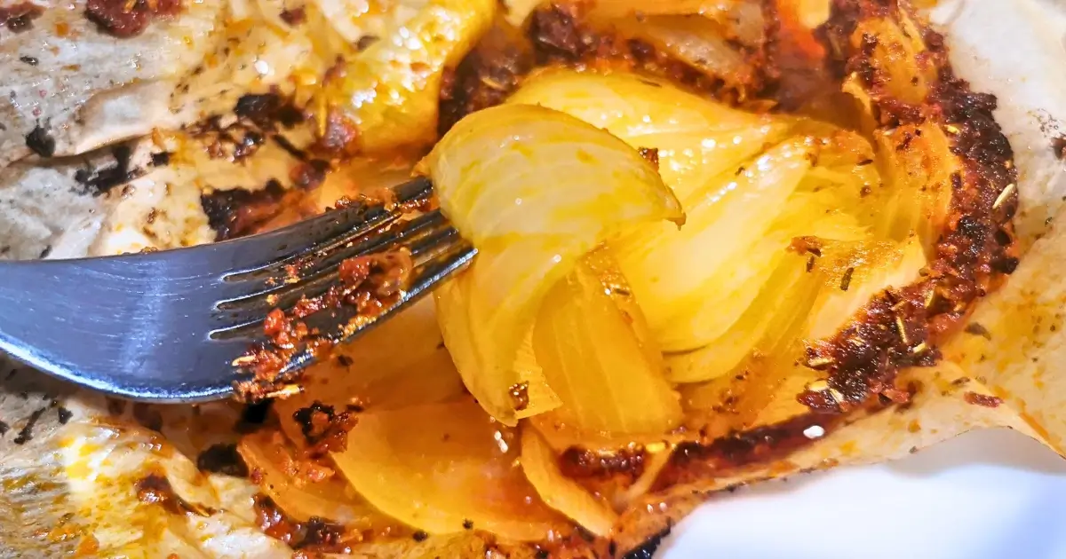 Geackene Zwiebel als gesunder Snack