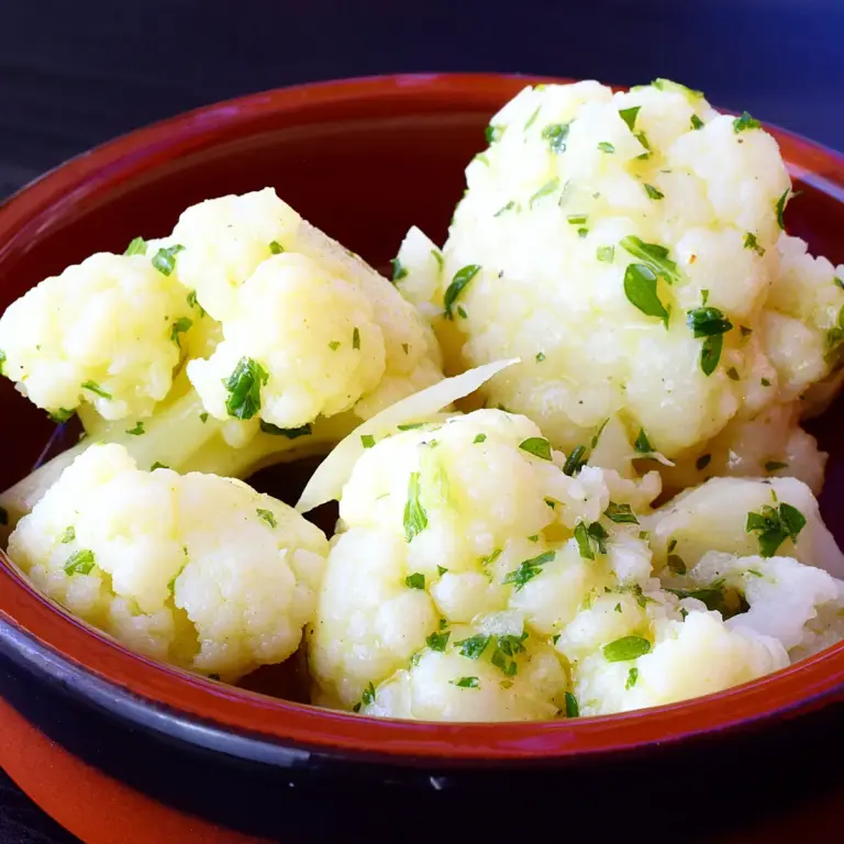 Rezept für klassischen Blumenkohlsalat