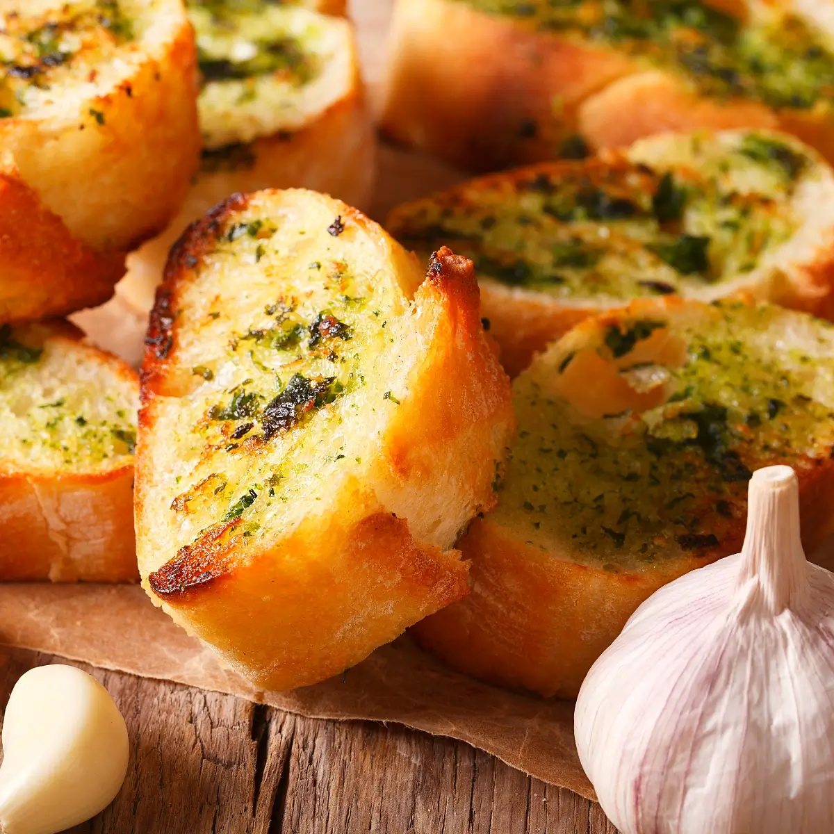 Kräuterbutter-Baguette Rezept