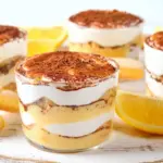 Zitronen Tiramisu mit Limoncello im Glas
