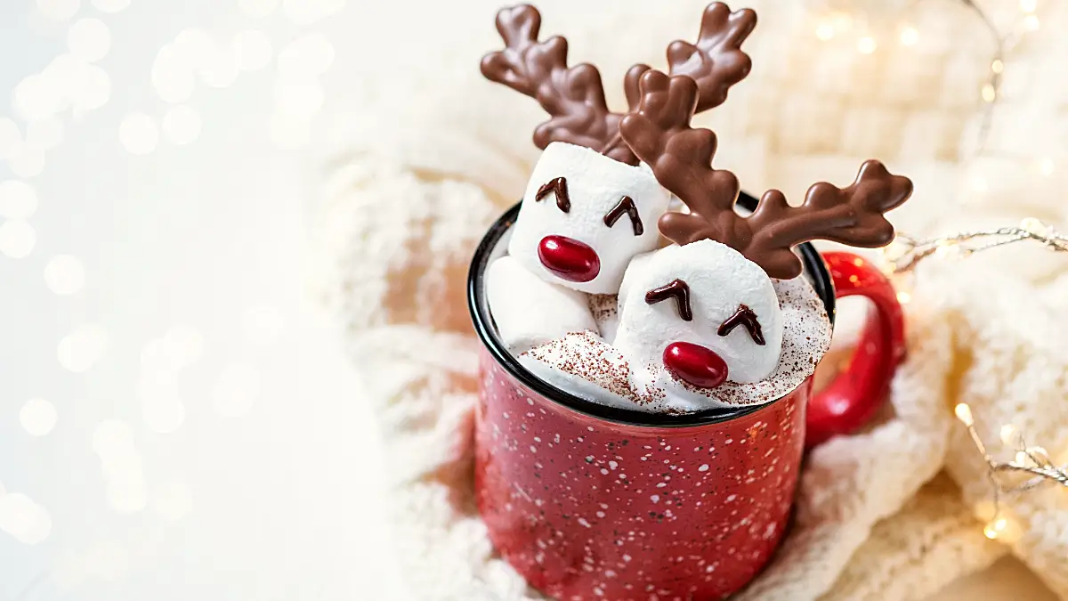 Heisse Schokolade mit Marshmallows