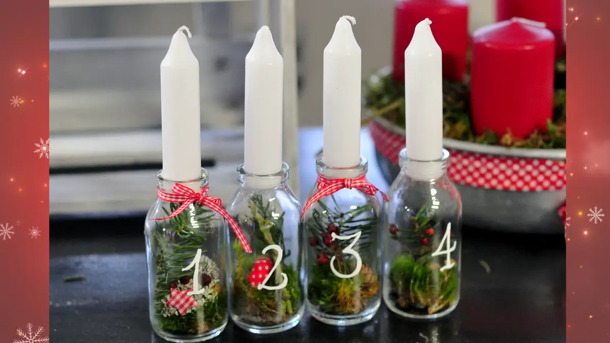 Upcycling Ideen für den Adventskranz