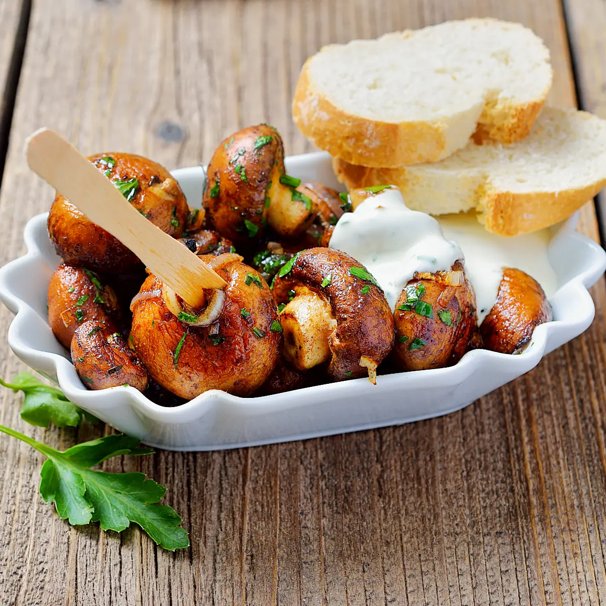 Champignon.Pfanne wie vom Weihnachtsmarkt, Rezept für gebratene Pilze