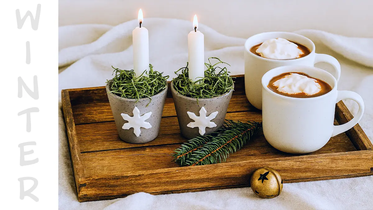 Skandinavische Wintergemütlichkeit