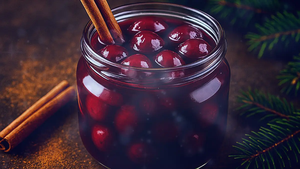 Weihnachtlicher Kirschkompott