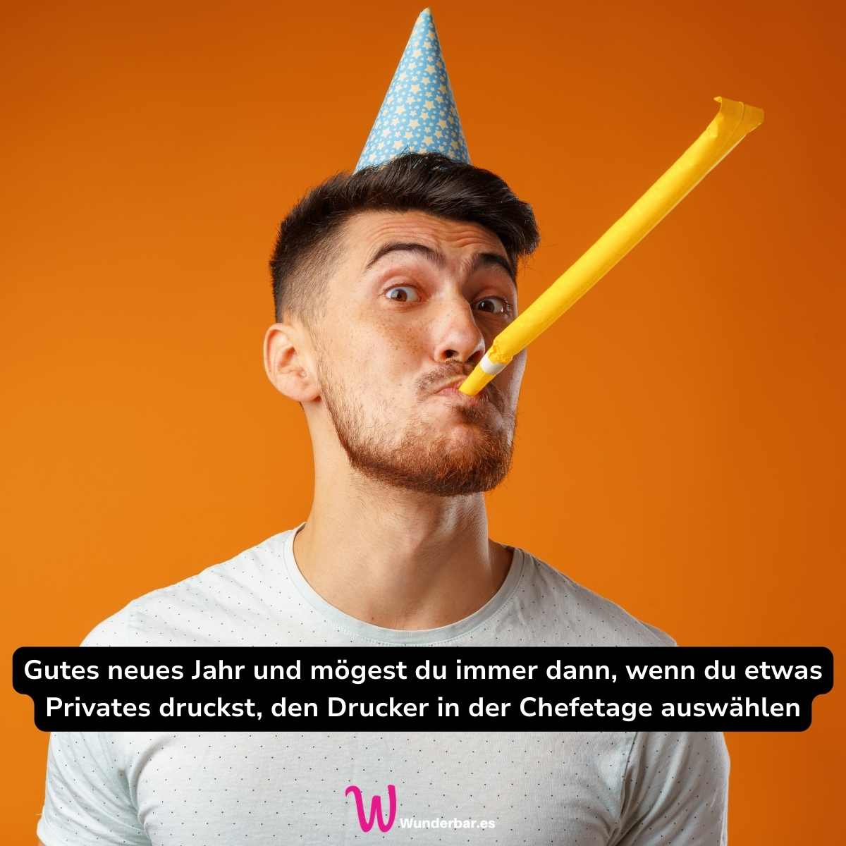 Böse Silvestergrüsse Büro