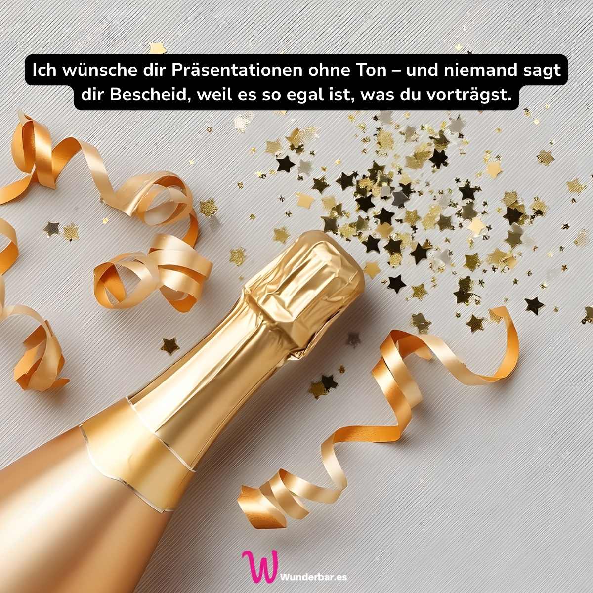 Böse Silvestergrüsse Büro