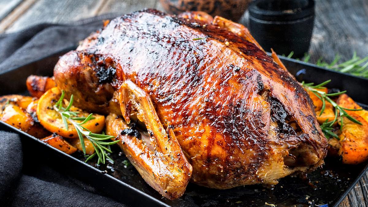 Weihnachtsgans zubereiten: Rezept für Gänsebraten