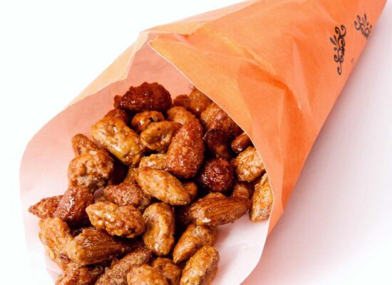 Gebrannte Mandeln, einfaches Rezept für Zuhause