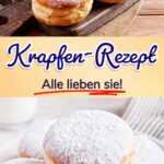 Krapfen selber machen leicht gemacht: Dieses klassische Rezept für Krapfen, Berliner Pfannkuchen und Pfannkuchen passt perfekt zu Silvester und Fasching. Außen goldbraun, innen fluffig und nach Wunsch gefüllt mit Marmelade, Vanillecreme oder Schokolade. Ideal für die Faschingszeit, den Jahreswechsel oder als süßes Partygebäck. Du erfährst, was Krapfen eigentlich sind, welche Füllungen es gibt und wie lange Berliner haltbar sind.