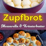 Beim Brunch darf es herzhaft, unkompliziert und teilbar sein – genau dafür ist dieses Zupfbrot perfekt. Das Brot wird selbst gebacken, locker geschichtet und mit Mozzarella und Kräuterbutter verfeinert. Ideal für den Sonntagsbrunch, das Frühstück mit Freunden oder als Ergänzung zu Salaten, Suppen und Dips.
