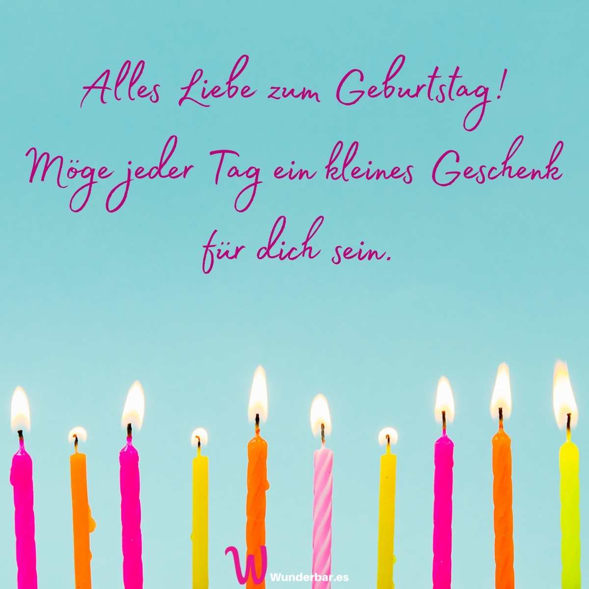 Liebe Geburtstagsgrüße zum Verschicken per WhatsApp.