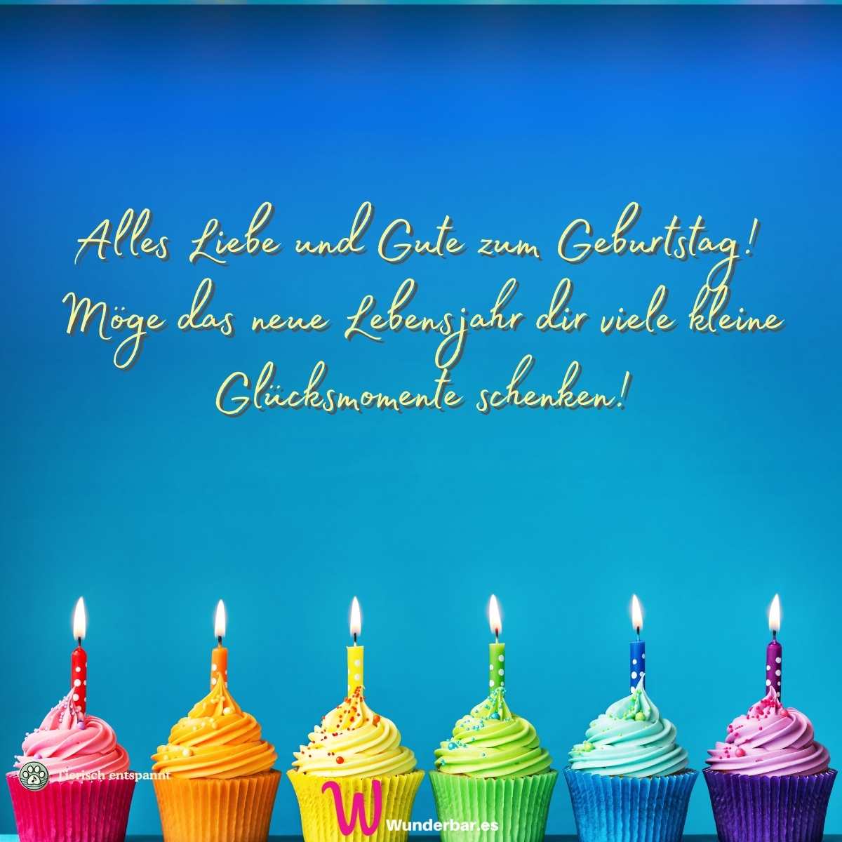 Liebe Geburtstagsgrüße zum Verschicken per WhatsApp.
