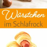 Würstchen im Schlafrock mal anders: mit Tomatensauce, Mozzarella und Oregano bekommen sie einen kleinen Pizza-Charakter. Perfekt für Partys, Kinder oder als herzhafter Snack zum Filmabend. Du kannst sie mit Blätterteig oder Pizzateig zubereiten – im Backofen oder im Airfryer. Wichtig: nicht zu viel Sauce verwenden, damit der Teig schön knusprig bleibt. Schnell gemacht und garantiert aufgegessen!