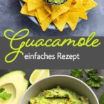 Avocado Dip Guacamole, einfaches Rezept