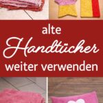Du suchst einfache DIY-Ideen mit alten Handtüchern? In diesem Artikel findest du Schritt-für-Schritt-Inspiration für Badteppiche, wiederverwendbare Küchentücher, Waschlappen, Körnerkissen und Taschen. Perfekt für alle, die Frottee nachhaltig upcyclen möchten.